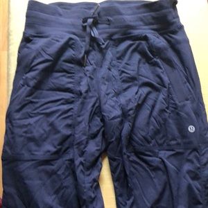 Lululemon indigo blue workout pants